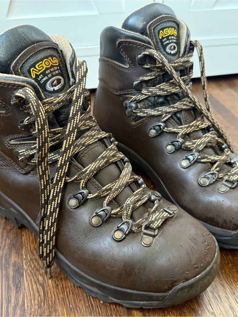 Asolo TPS 520 GV Women’s Hiking Boots Sz 8.5 GORE-TEX Brown Leather